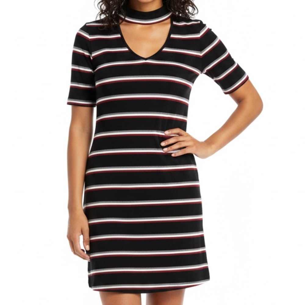 Arizona Jean Co.‎ Women’s Striped T-Shirt Dress Size XS Short Sleeve Stretch